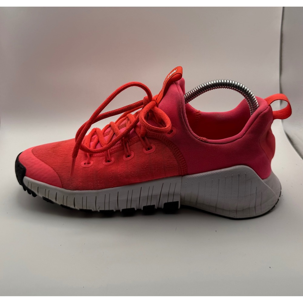 Nike Free Metcon 5 Training Shoes Women 8 Pink Orange FJ7126-600 Good Condition